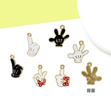 new 60Pcs cartoon mickey minnie mix Charm necklace Pendant DIY Jewelry Making