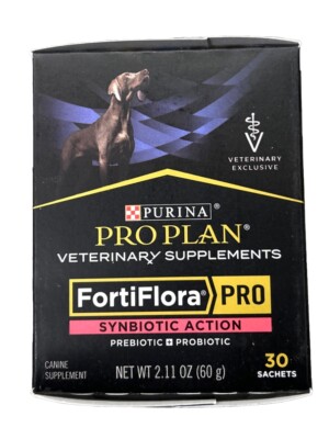PURINA FortiFlora PRO Synbiotic Action Canine Probiotic Supplement 30 Packets