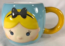 Disney Store Tsum Tsum Mug Alice In Wonderland Relief 2016 Retired 16 oz NWOT