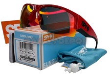       SPY OPTIC FLYER POLISHED RED/RED SPECTRA MIRROR SUNGLASSES 673344512365