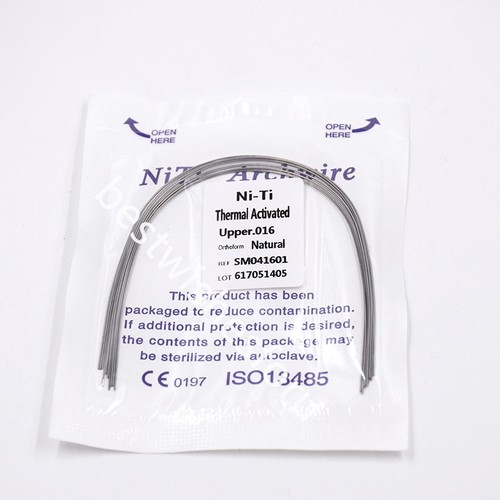 Filo arco tondo NITI termoattivato orto dentale naturale superiore inferiore - Foto 24 di 62