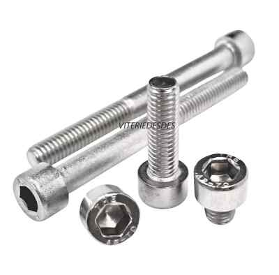 Viti A Brugola Testa Esagonale DIN 912 – Acciaio Inox A2 – Misure M4, M5, M6, M8 – Nuts About Bolts – Made In UK