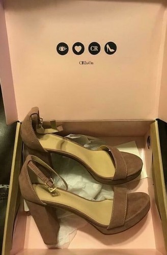 CHARLOTTE RUSSE Paris Mauve Pumps Heels Shoes SIZE 7 Open Toe NIB- $35.99 - Picture 2 of 6