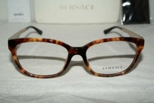 Brand New Authentic Versace Eyeglass 3240 Color 5208 Havana Size 54-16mm Case