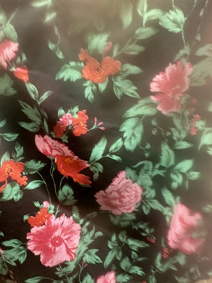 Traje de baño Motel negro verde y rosa floral de una pieza para mujer talla grande nuevo Foto 2 de 4