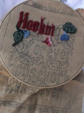 Jane McGown Flynn Pattern HOOKER'S MOTTO Hooking Forever Housework Whenever P545
