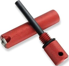 Aurora Red Survival Fire Starter Ferro Rod w/...