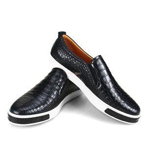 alligator slip on shoes