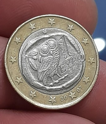 1 euro gufo 2007