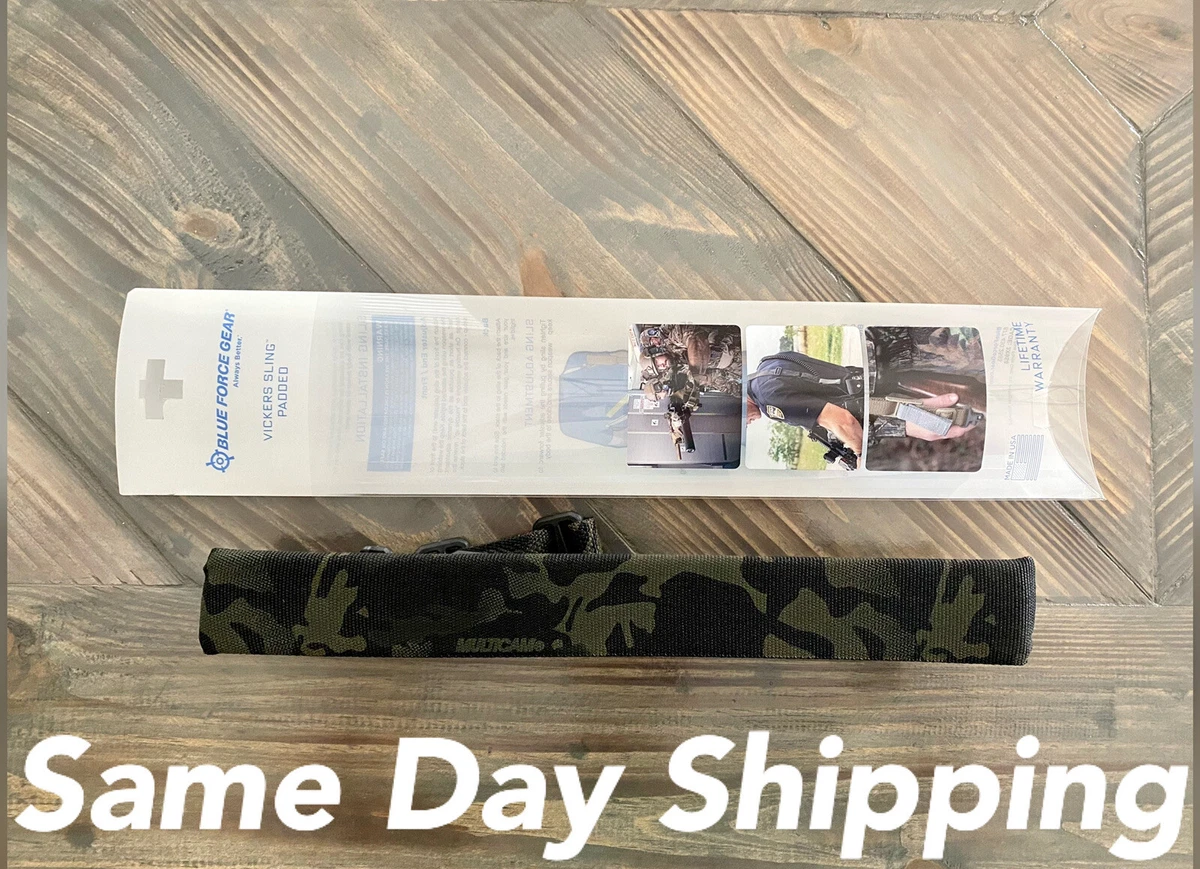 Blue Force Vickers Padded 2-Point Rifle Sling Black Multicam VCAS