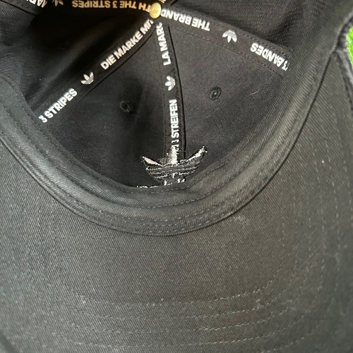 Adidas Corduroy Hat Cap Adjustable Strapback Baseball Trefoil Logo Casual Y2K - Picture 6 of 11