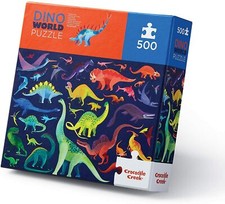 Family Jigsaw Puzzle, 500 Piece Dino World