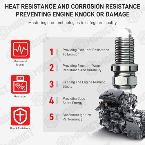 Candela TORCH F5RTC - Ricambio Per BPR5ES, RN11YC, RN12YC, Per Harley Davidson, Filettatura 14mm - Foto 13