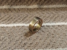 Indiana Handcrafted Washington Quarters coin ring, size 7  2002 