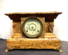 Antique Seth Thomas Adamantine Mantle Clock With Key 1880s WORKING