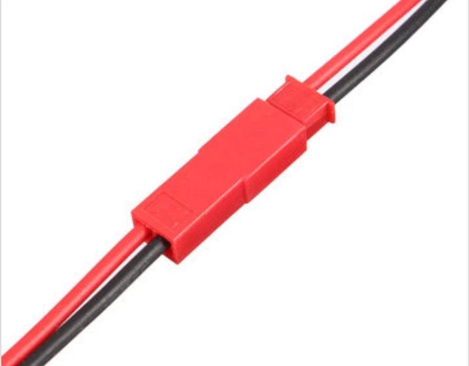 ✅ JST BEC 2Pin Stecker Buchse + Kabel 10cm 15cm 20cm 30cm 2 3 4 5 10 Paar 20AWG - Bild 4 von 4