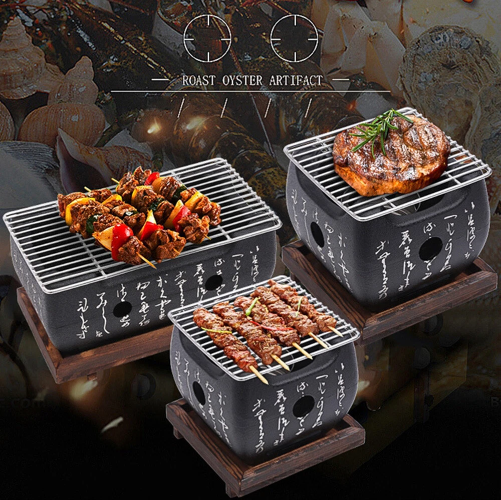 Compre Mini BBQ Grill Charcoal Para Campamento Herramienta de