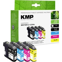 Kmp Druckerpatrone Ersetzt Brother LC-223BK, LC-223C, LC-223M, LC223Y Kompatibel