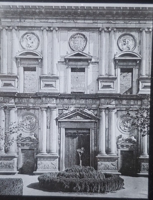 Palace of Charles V, Alhambra, Granada, Spain, Magic Lantern Glass Slide