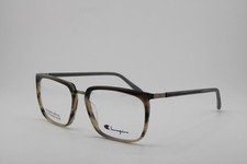 NEW CHAMPION CU FLIPX C03 BROWN HORN GRAY BLACK AUTHENTIC EYEGLASSES 59-16