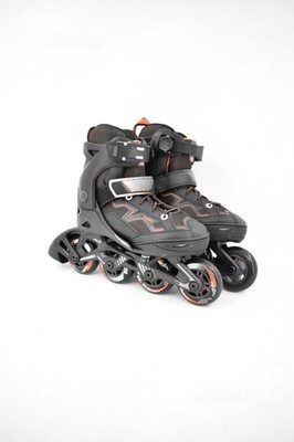 Oxelo Kids Roller Skates Black Orange N 29/32