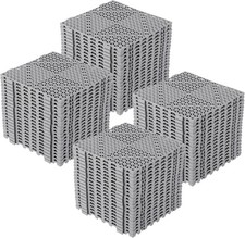 100pcs Interlocking Floor Tiles Garage Flooring Tiles for Garage Gym Shower UK