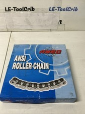 AMEC 80-1R ANSI ROLLER CHAIN 10 FT 120 LINKS X-571S