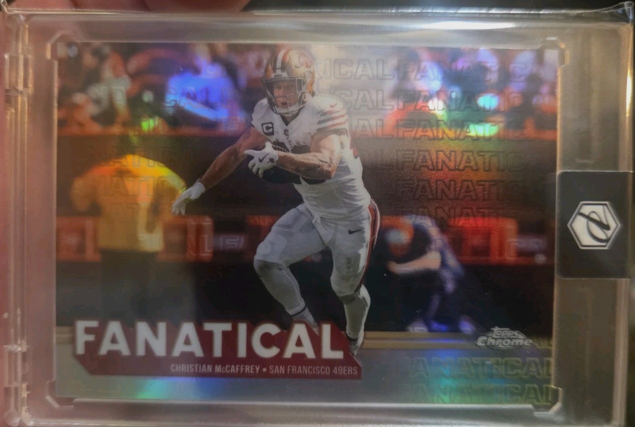 2025 Topps Chrome Christian McCaffrey FANATICAL SSP #FF-30 49ers 