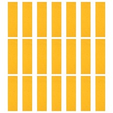  100pcs Chinese Xuan Paper: 3x10" Yellow Rice Paper with Golden Speckles for