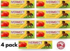 4Pack New In Box Paste Horse Dewormer Apple Flavor wormer NEW
