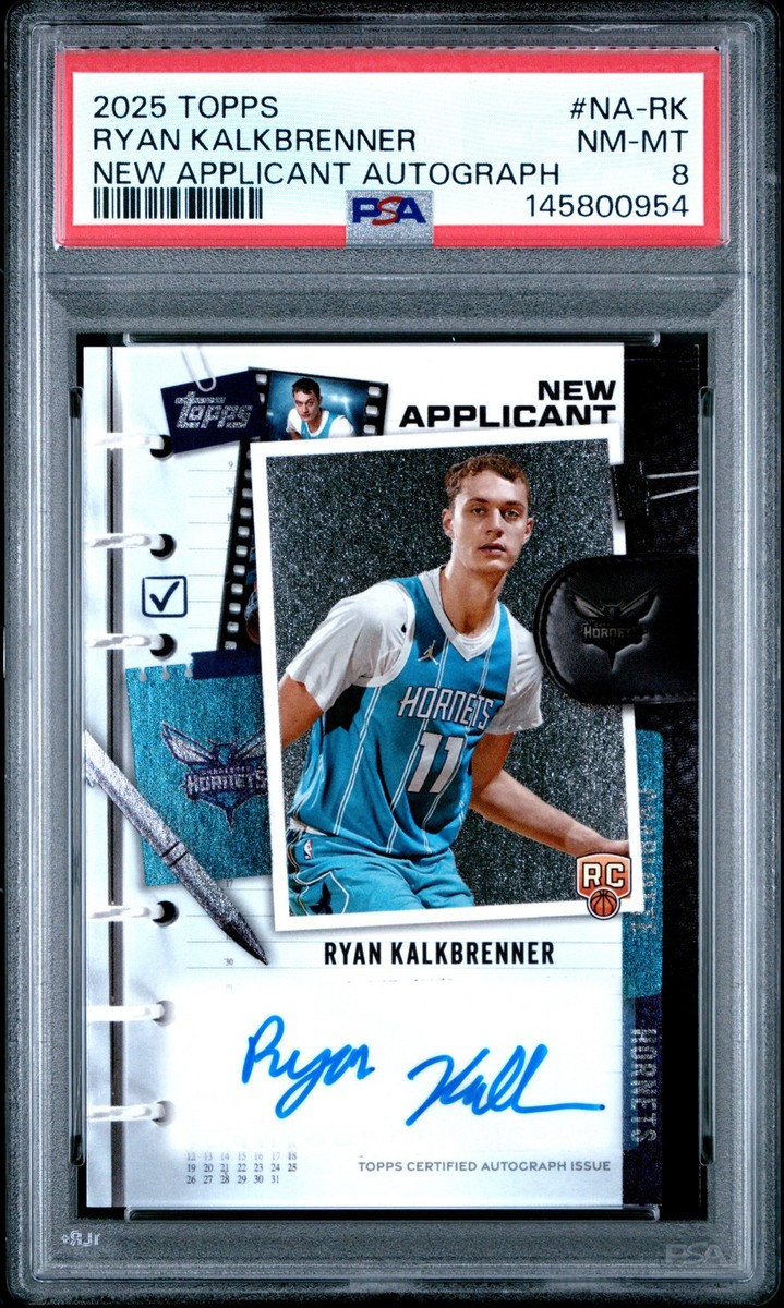 2025-26 Topps - New Applicants Autographs Ryan Kalkbrenner #NA-RK 
