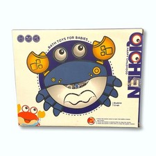 Crab Bubble Machine Bath Toy:Bath Bubble Maker,Blow Bubbles and Plays NEW