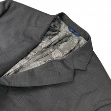 NEW Brooks Brothers Men's Bespoke 100 Wool 2-Button Blazer Gray   42L