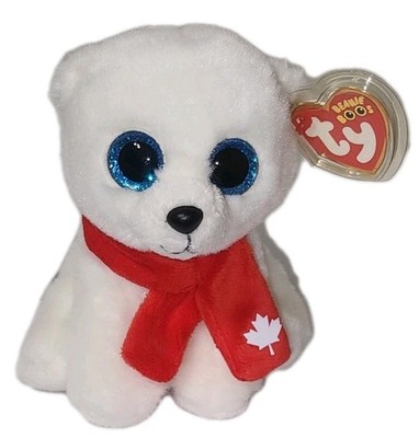 Ty Beanie Boos NANOOK NANUQ the Polar Bear (Canada Exclusive)