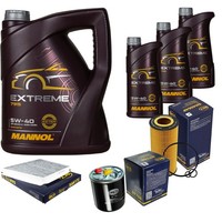 SCT Inspektionspaket 8L Mannol Extreme 5W-40 FüR Mercedes E-Klasse W211 S211