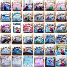 Frozen Elsa Bedding Set  Quilt Duvet Cover Pillowcase Single Double King Gifts