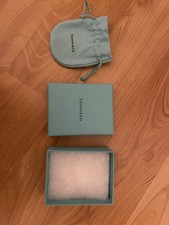Tiffany  Co. Signature Blue Gift Boxes with Pouches Set of 3 Authentic