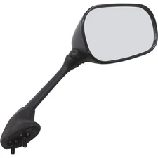 Emgo Factory-Style Replacement Mirror - 20-80551 - Rectangle - Black - Right |