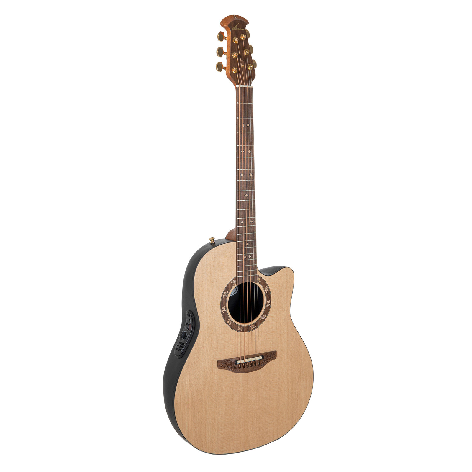 Ovation USA Pro Legend Acoustic-Electric Guitar 1767-4S-G - Natural - Open Box