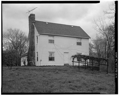 Norris Farm House 1900s West Elevation Rural Farmhouse Chimney TV Antenna