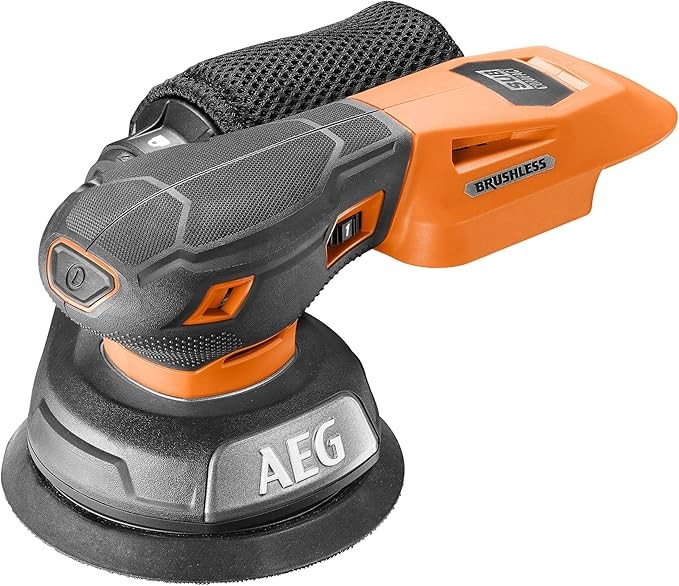 Migliore Levigatrice a Batteria 125mm AEG BEX 18SBL-125 Brushless