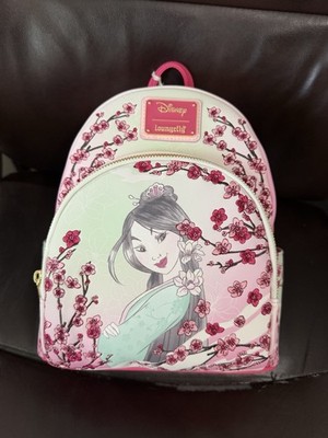 NWT DISNEY MULAN CHERRY BLOSSOM LOUNGEFLY MINI BACKPACK