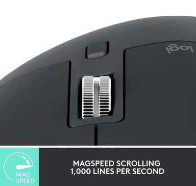 Logitech MX Master 3S Wireless Mouse Standard Edition with Logi
