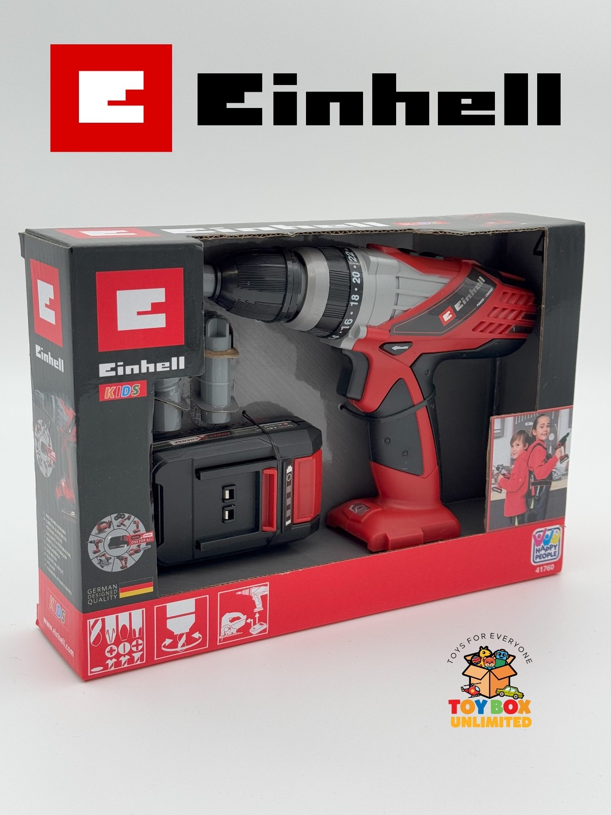 Einhell Schwarz/Rot Einhel Kidsl Akku-Bohrschrauber - Image 3