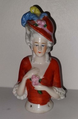 JUGENDSTIL HALBFIGUR KEKS HALBE PUPPE