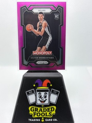 2023-24 Prizm #81 - Victor Wembanyama - Monopoly Pink RC /149