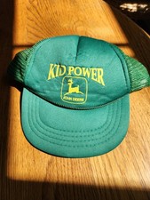 John Deere Mini Green Snapback Hat Vintage Kids Toy Cap
