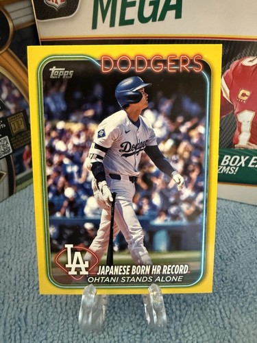 2024 Topps Update Series Season Highlights Checklist Shohei Ohtani #US123 Yellow