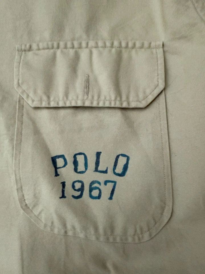 Polo Ralph Lauren 2003 Sportsman Shark Ocean Camp Shirt Double Sided, Size XXL - Image 4 of 4