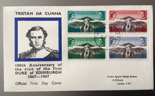 FDC TRISTAN da CUNHA - 100-lecie wizyty KSIĘCIA EDINGBURGHU